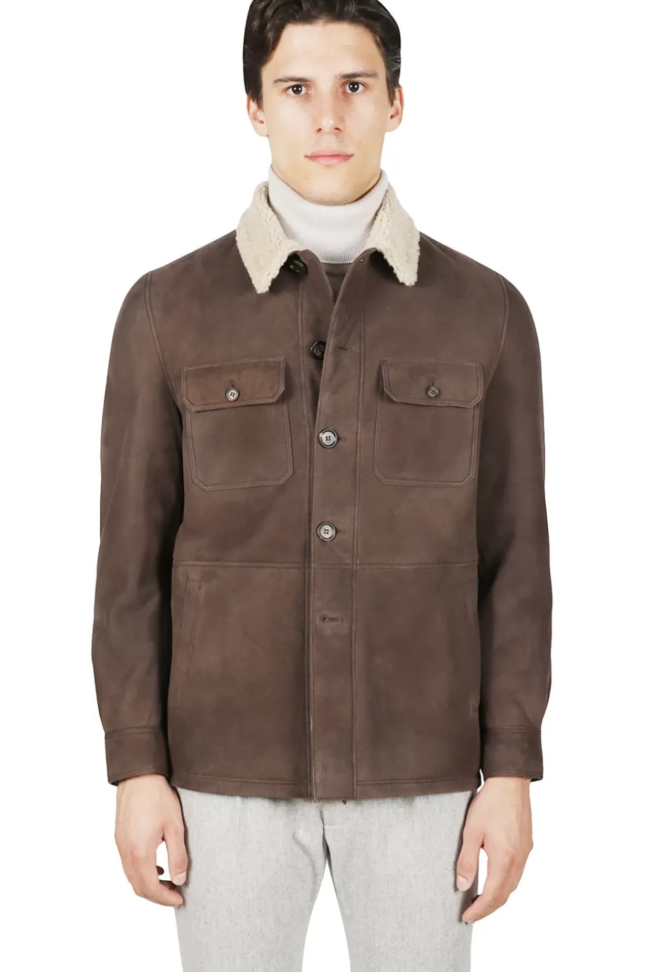 Fw23 Shearling Jacket^Eleventy Milano Shop